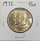 1972 Kennedy Half Dollar BU (Brilliant Uncirculated) Philadelphia Mint