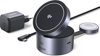Ladestation 3-In-1 Qi2 15W Magsafe FüR Iphone 17-13, Apple Watch, Airpods 45W