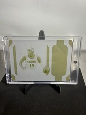 21-22 National Treasures Vince Carter 1/1 Printing Plate Autographs Raptors