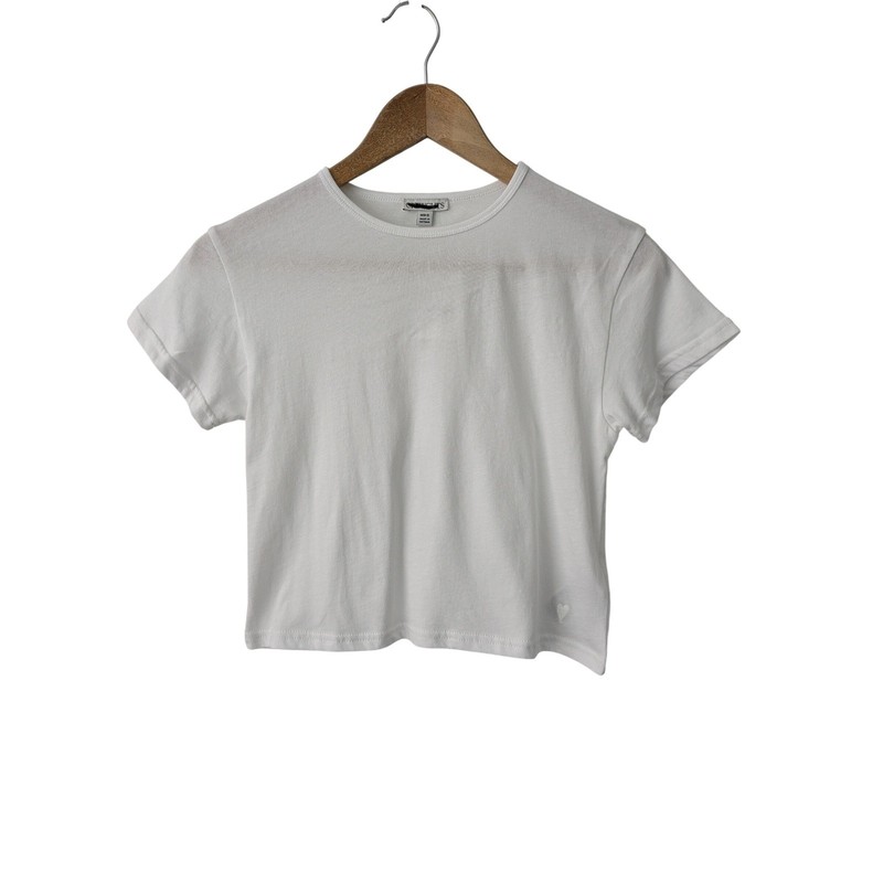 J. Crew Crewcuts GIrls Everday T-Shirt in Vintage Jersey Size M White NWT CG980