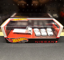 Hot Wheels Premium Collector, 3 Nissan Skyline Cars & 1 Transporter HKC16 NIB