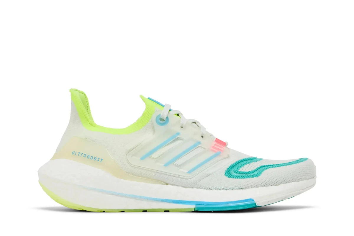 adidas Ultraboost 22 Men Running Shoes White Tint/Sky Rush/Mint Rush 15 D M Men main image 2