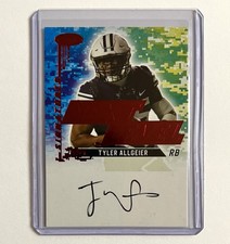 Tyler Allgeier 2022 SAGE Next Level Signatures Red Rookie Auto Falcons Cougars