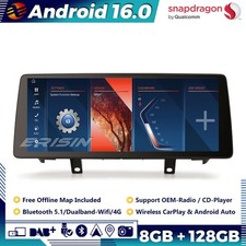 8-Core 128GB Android 16 Car Stereo Sat Nav CarPlay iDrive 4G Wifi BMW X5 F15 NBT