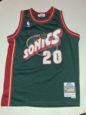 Seattle Supersonics Gary Payton Mitchell & Ness RARE Basketball Jersey Youth L
