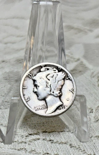 Photo of a 1928-S Mercury Dime from an eBay listing that sold on Jul 17, 2026