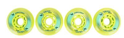 Bauer Court 76A Roller Hockey Wheels - 4 Pack All Sizes Available
