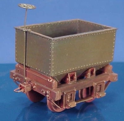 On3/On30 EUREKA MILL ORE CARS 2 PACK KIT  WISEMAN MODEL SERVICES V&T SHOPS