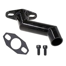 32mm-40mm Offset Intake Manifold and Gasket for 49cc 66cc 80cc Motorized Black