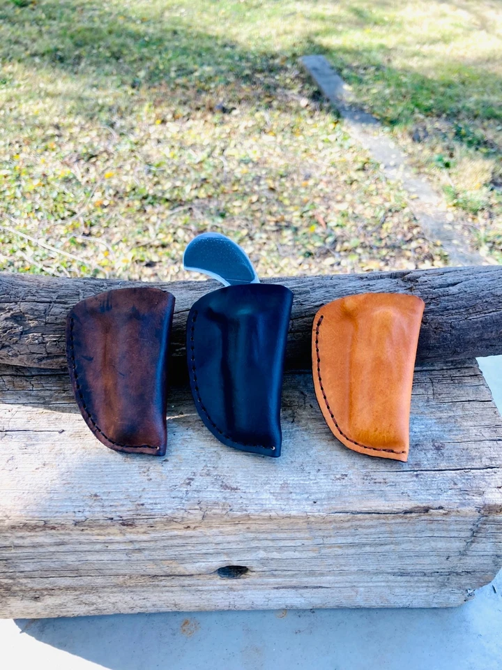 Thick Wet Molded Leather Holster Made To Fit NAA Sentinel 22 Mag - Image 2 of 4