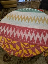 INDIAN KANTHA VINTAGE BLANKET THROW QUILT BEDSPREAD HAND STITCHED, REVERSIBLE