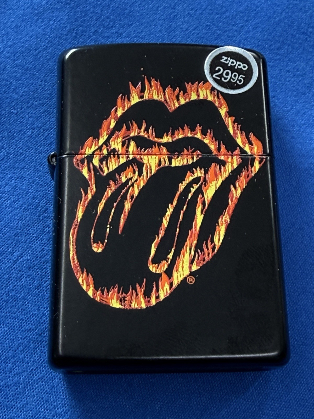 ZIPPO 2007 ROLLING STONES FLAMING TONGUE LIGHTER SEALED IN BOX D884