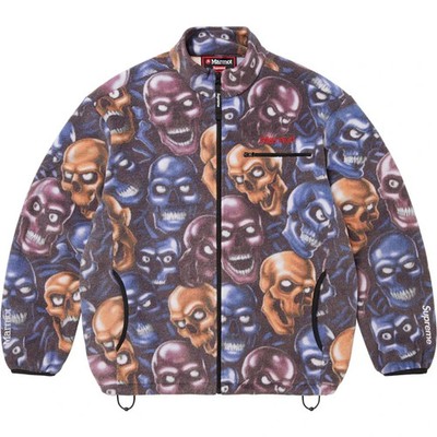 Supreme Marmot Fleece Jacket Skull Pile | eBay