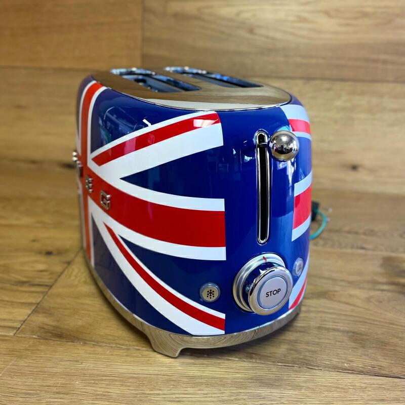 SMEG Union Jack Toaster For 2 slices 980W 50's retro style SMEG Union Jack Toaster For 2 slices 980W 50's retro style