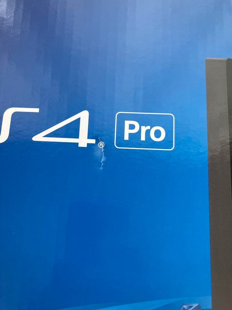 Sony PlayStation 4 PS4 Pro Jet Black 1TB CUH-7100BB01 Game Console
