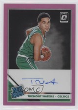 2019-20 Panini Donruss Optic Pink Prizm Signatures 2/25 Tremont Waters Auto nd3