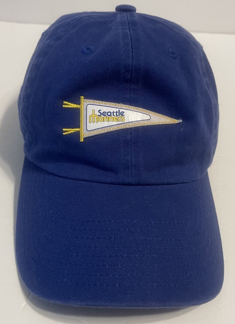 Seattle Mariners Mitchell & Ness Adjustable Hat Cap Blue Cooperstown Collection