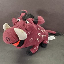 Disney The Lion King Purple 9" PUMBAA Warthog Plush Stuffed Animal Cleaned