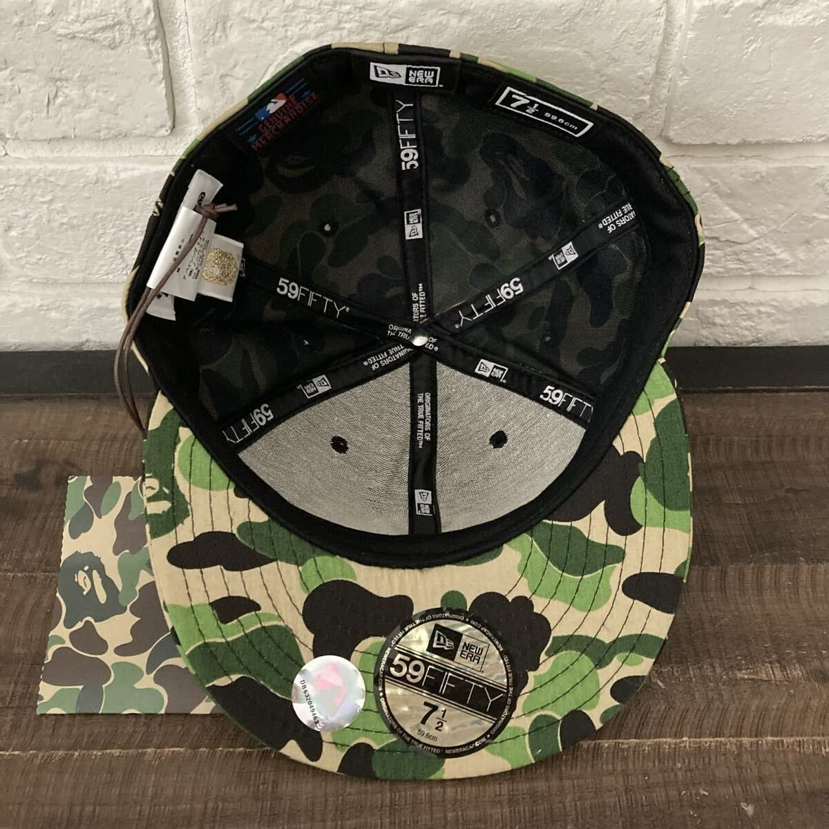 New York Yankees NEW ERA × BAPE cap a bathing ape ABC CAMO bape image 7