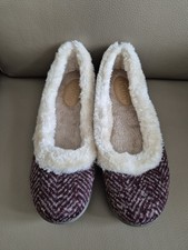 Hotter Amelia Women's Hi-Top Slippers In Purple Size  4 Uk