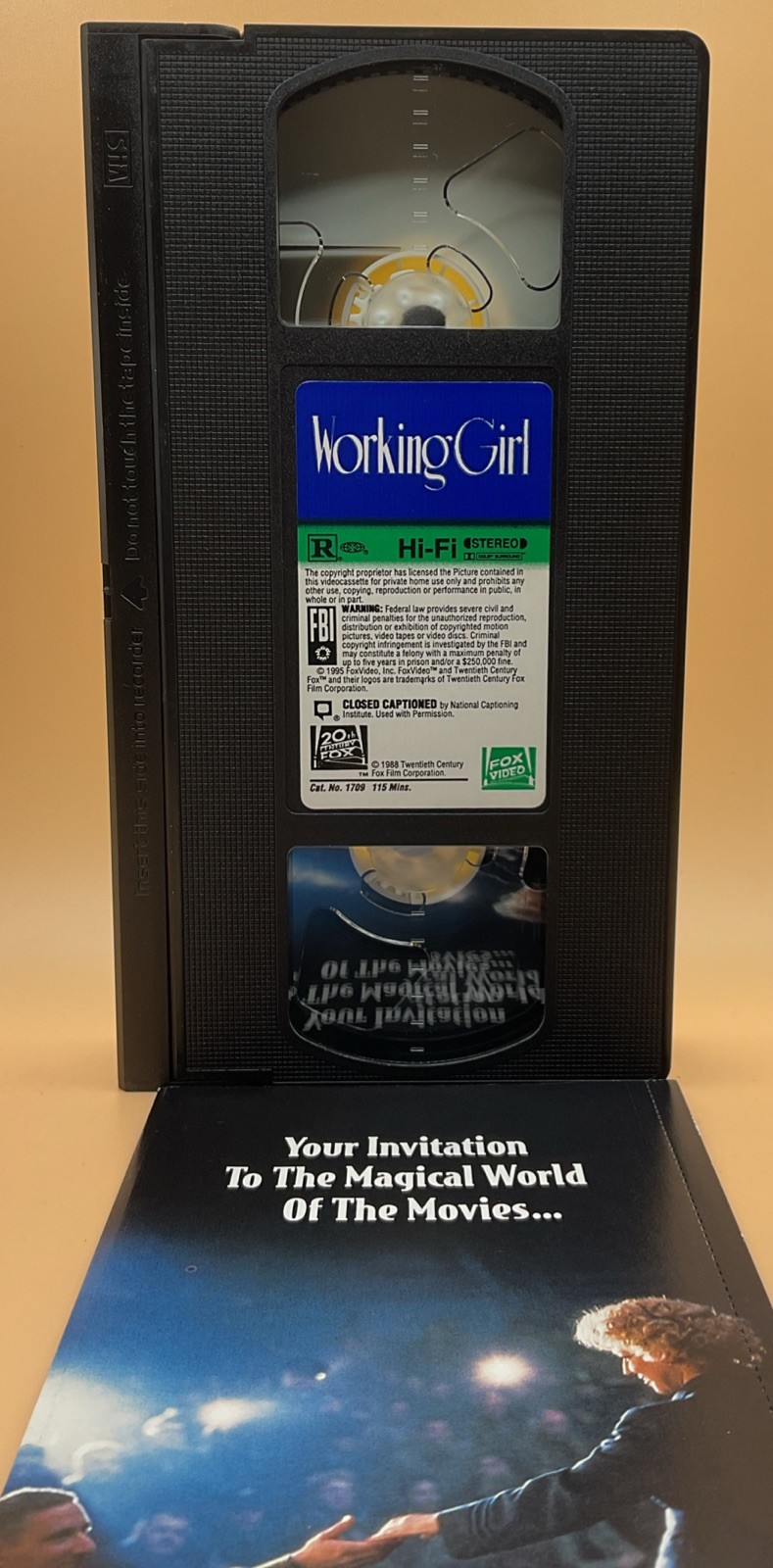 Working Girl VHS 1989, 1990s Selections Harrison Ford **Buy 2 Get 1 Free**