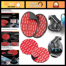 Universal Adhesive Dashboard Mounting Disks Set for Suction Cup Car Mounts   3M