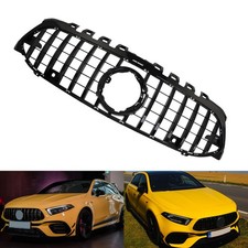 Frontgrill Kühlergitter Kühlergrill Schwarz Für Mercedes-Benz A-Klasse W177 V177