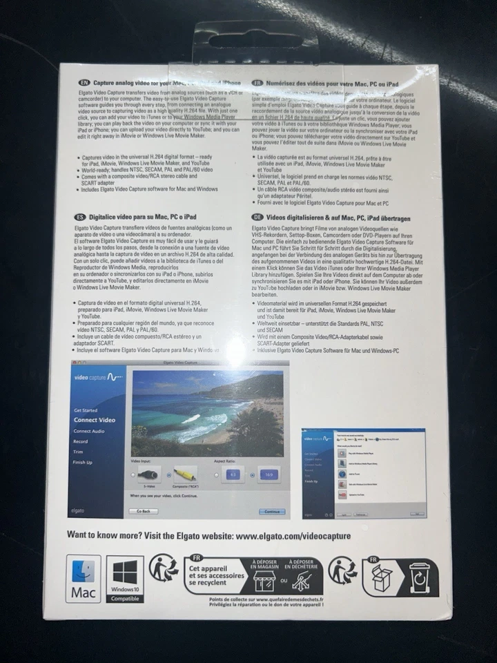 Elgato USB Analog Video Capture for Mac, PC, iPad, and iPhone - Image 2 of 3