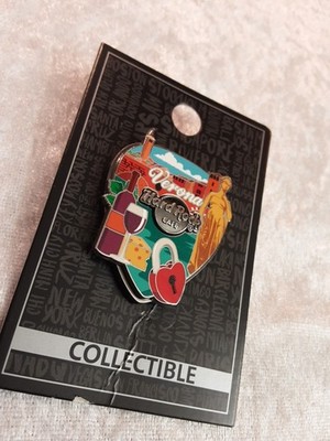 Hard Rock Cafe Verona 3d Collage Pick Series Pin Mega Rare