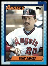 1990 Topps Tony Armas California Angels #603