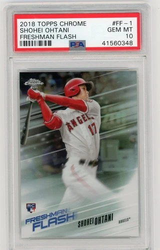 2018 Topps Chrome Shohei Ohtani Freshman Flash Rookie #FF-1 PSA 10