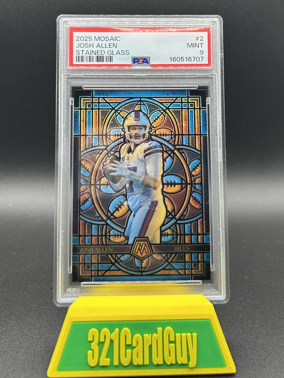 2025 Panini Mosaic - Stained Glass Josh Allen #2