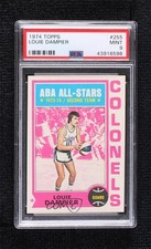 1974-75 Topps Louie Dampier #255 PSA 9 MINT HOF 0e1c