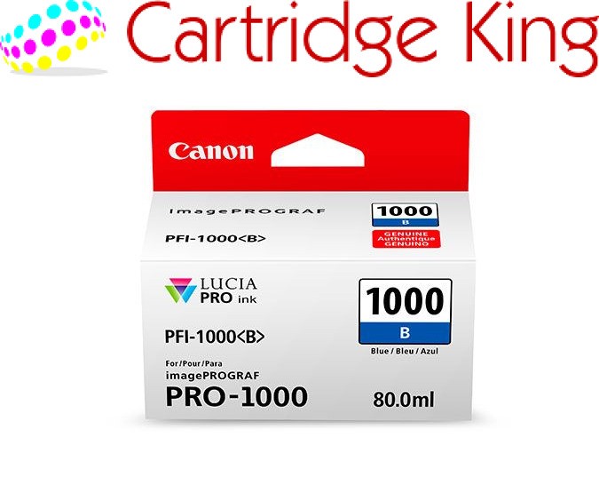Canon PFI-1000B Blue Printer Ink Cartridge