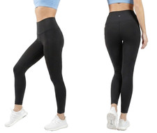 90 Degree by Reflex Interlink Hi Rise 7/8 Ankle Legging POCKETS small Black NEW