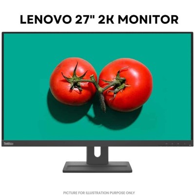 Lenovo ThinkVision E27q-20 27'' QHD 2560X1440 Randlose Breitbild VESA-Halterung
