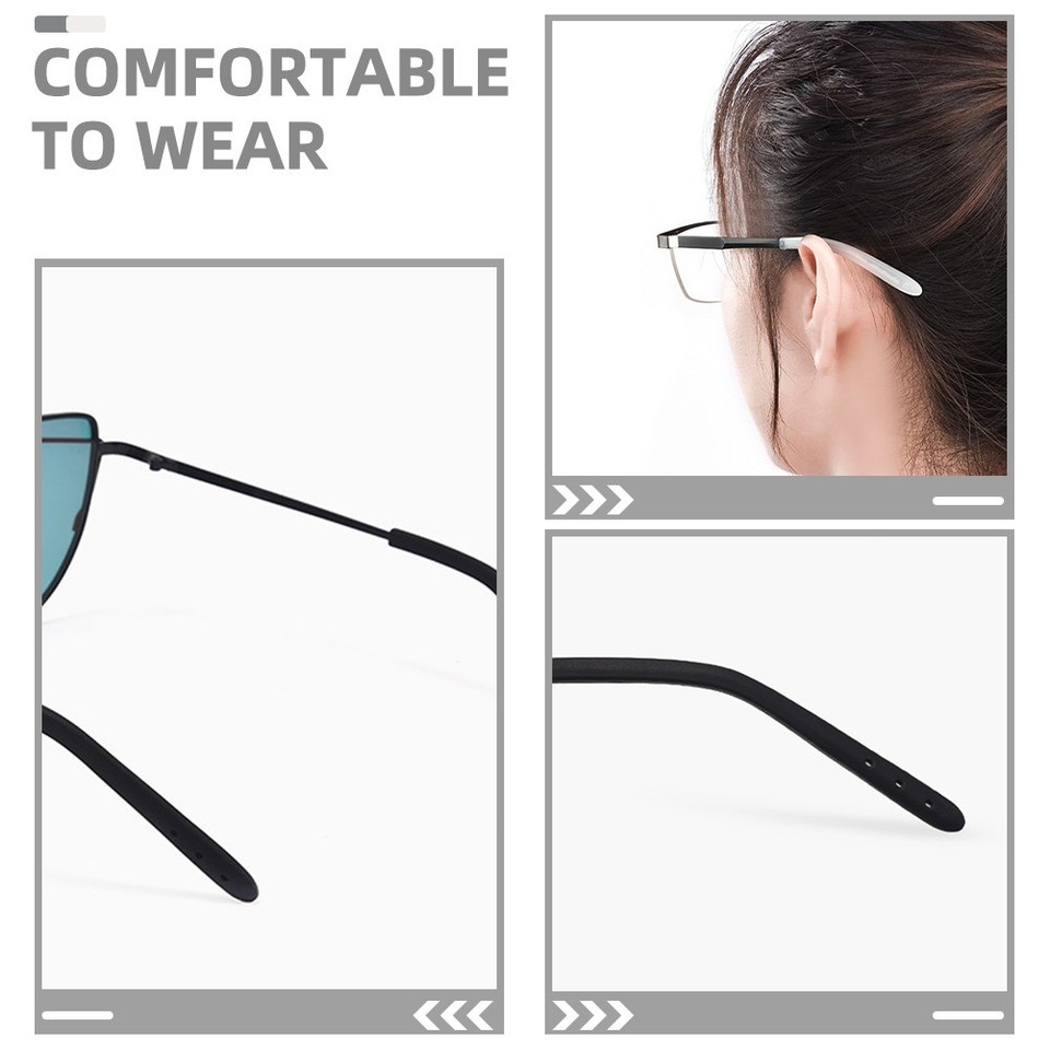 Spectacles Cover 10 Pairs Non-slip Silicone Glasses Temple Sleeve Covers For Eyeglasses ...