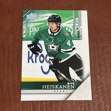 2020-21 Upper Deck Extended Series Tribute Hockey #T-24 Miro Heiskanen 