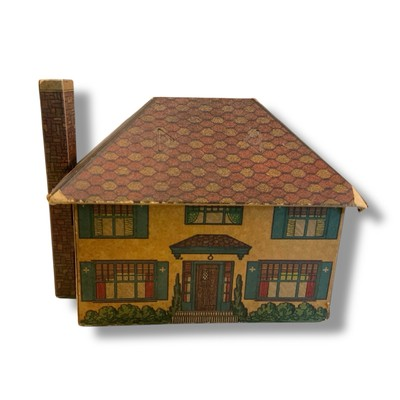 #ad #ad Vintage Built Rite House Cardboard Building For Train Or Christmas Village #3 $14.40