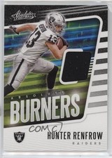 2020 Panini Absolute Absolute Burners Relics Hunter Renfrow #13 0pe0