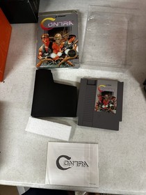 Contra Nintendo NES lot Box Manual Book Inserts Complete CIB Konami Lot TESTED !