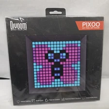 Divoom Pixoo Digital Frame with App Controlled 16X16 LED Screen Black - NIOB