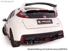 Remus Anlage Klappenstrg. Honda Civic 9 FK2 Type-R ab 2014 LL je 2x102mm BLACK