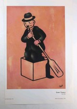 Gary Taxali "Row Box" PAGE from Society of Illustrators #53" 2012 