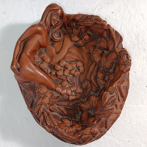 CoCoJoes Hapa Wood Hawaiian Tropical Nude Tray (Made in Hawaii)