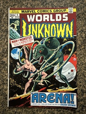 Worlds Unknown #4 November 1973 Marvel Bronze Age Gerry Conway/John Buscema