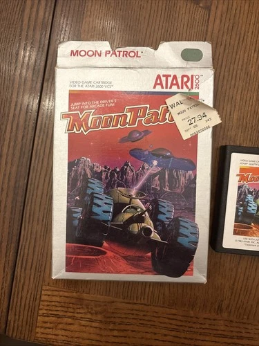 Atari 2600 & 7800 - Moon Patrol CIB Complete - WALMART TAG!