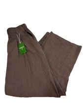 NWT Halara Women  s Wide Leg Pants Brown Size M Work Lounge Athleisure