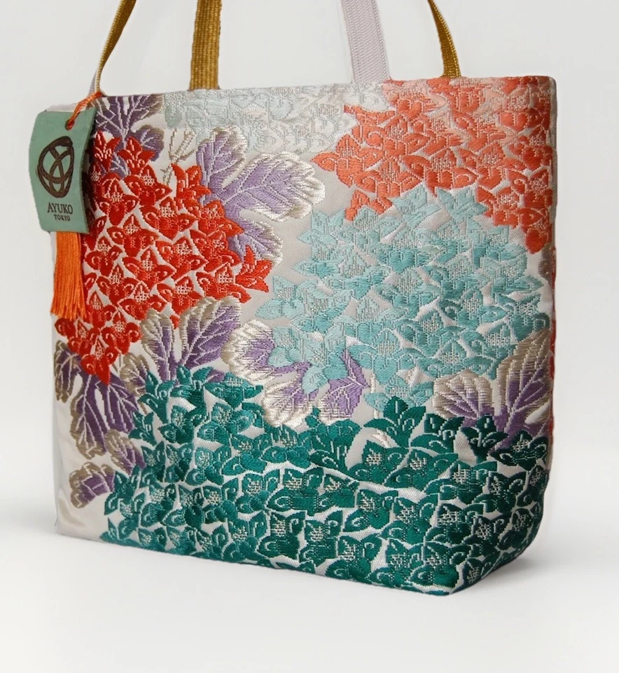 One of a Kind 100% 真丝和服欧比包 – 升级日本工匠托特包钱包 — 第 4/4 张图片