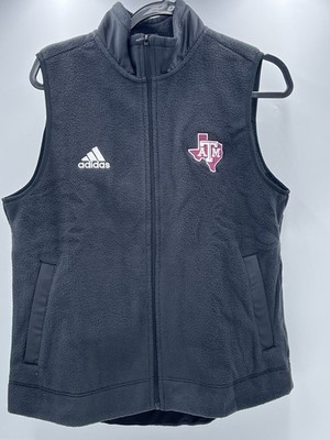 New Adidas Texas A&M Aggies Black Sideline Game Mode Vest HN0221 Women s XLarge